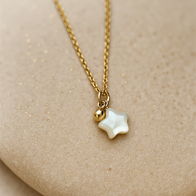 My Brightest Star Necklace - Dainty & Sparkling Celestial Pendant