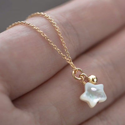 My Brightest Star Necklace - Dainty & Sparkling Celestial Pendant