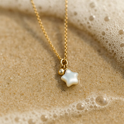 My Brightest Star Necklace - Dainty & Sparkling Celestial Pendant