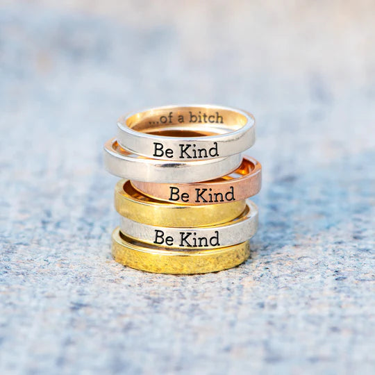 Mantra Ring – Be Kind of a B!tch